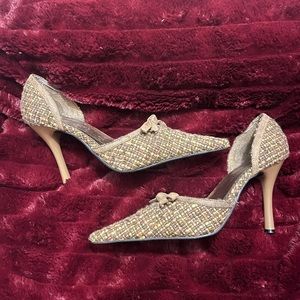 Tweed heels